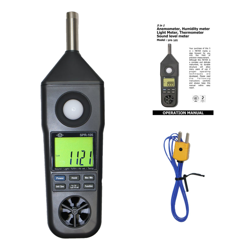 Spartna SPR-105  5 in 1 Environmental Meter