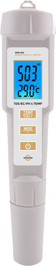 Spartna SPR-501 4 in 1 Water Quality Testing Meter (pH/TDS/EC/Temperature)