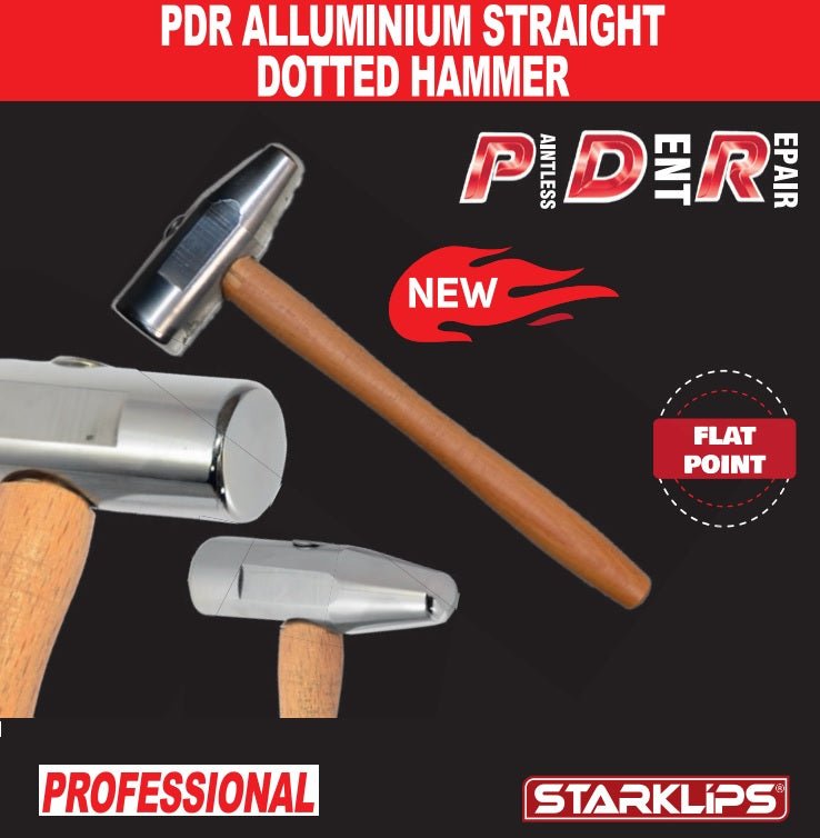 STARKLIPS 14743 PDR Aluminum Straight Dotted Hammer