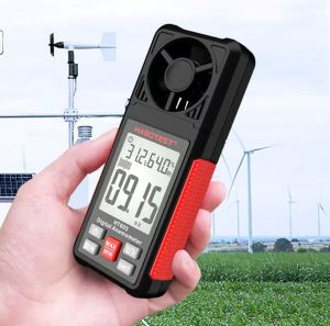 HABOTEST HT605 Digital Mini Thermo-Anemometer with Humidity